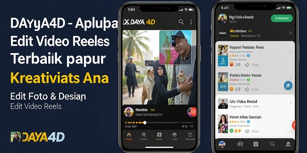 Tampilan antarmuka pengguna DAYA4D yang menarik dan fungsional.
