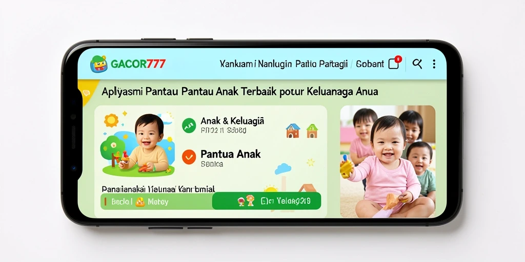 Tampilan antarmuka GACOR777 yang ramah pengguna untuk memantau aktivitas anak.