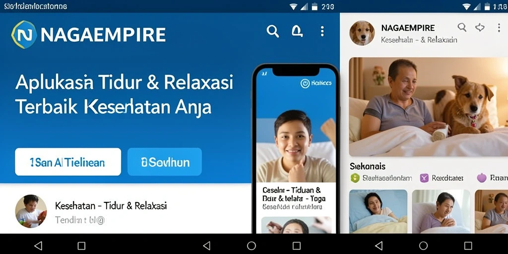 Antarmuka NAGAEMPIRE yang menenangkan dan user-friendly.