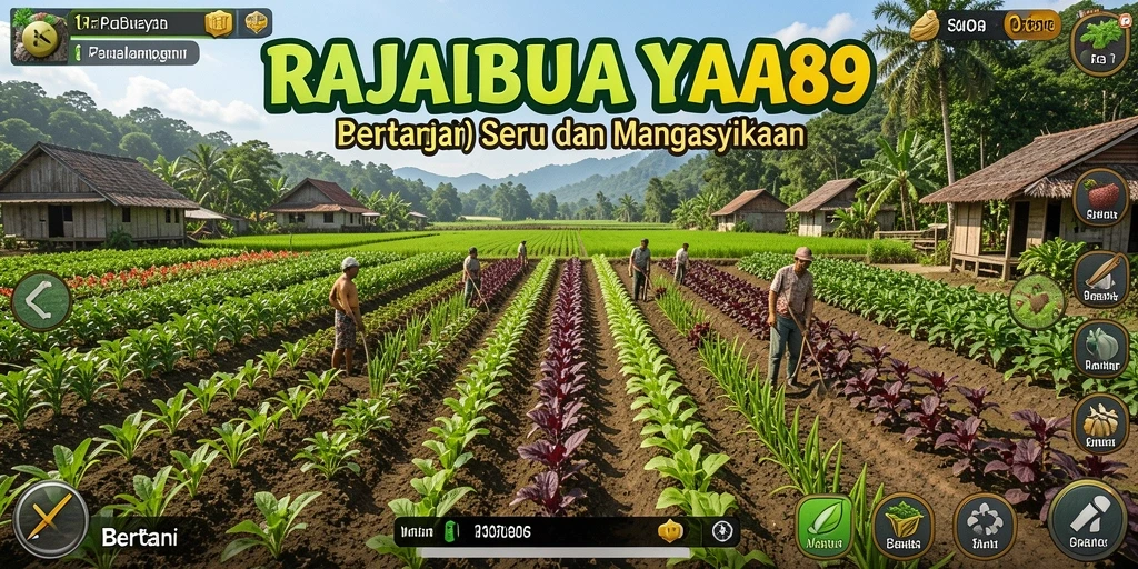 Antarmuka menarik dan intuitif untuk pengalaman bertani yang menyenangkan.
