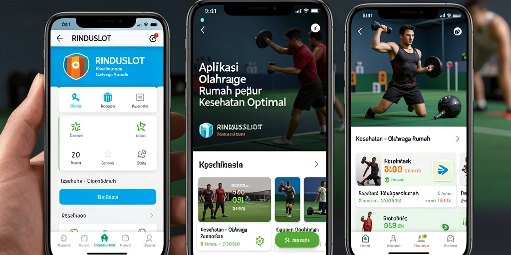 Tampilan antarmuka RINDUSLOT yang menarik dan user-friendly.