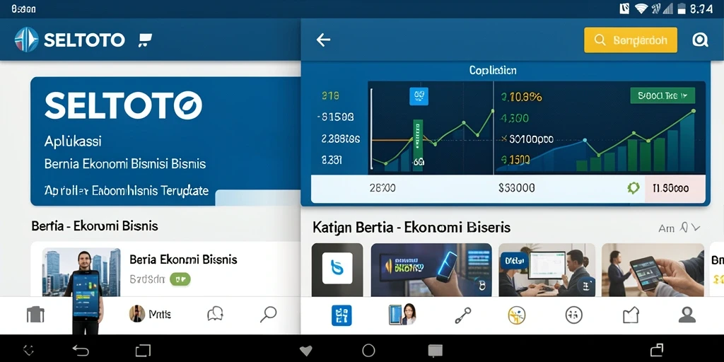 Antarmuka user-friendly dengan berita ekonomi terkini.